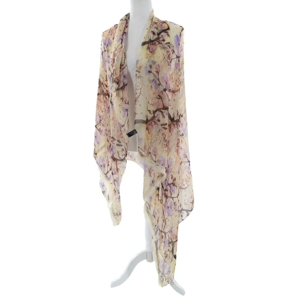 Mixit‎ Sheer Chiffon Scarf Wrap Boho Career Cottagecore Bohemian Twee Romantic